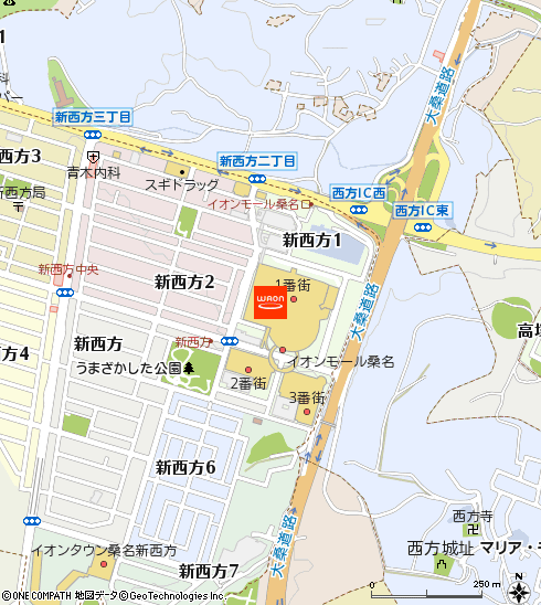 スポーツオーソリティ桑名店付近の地図